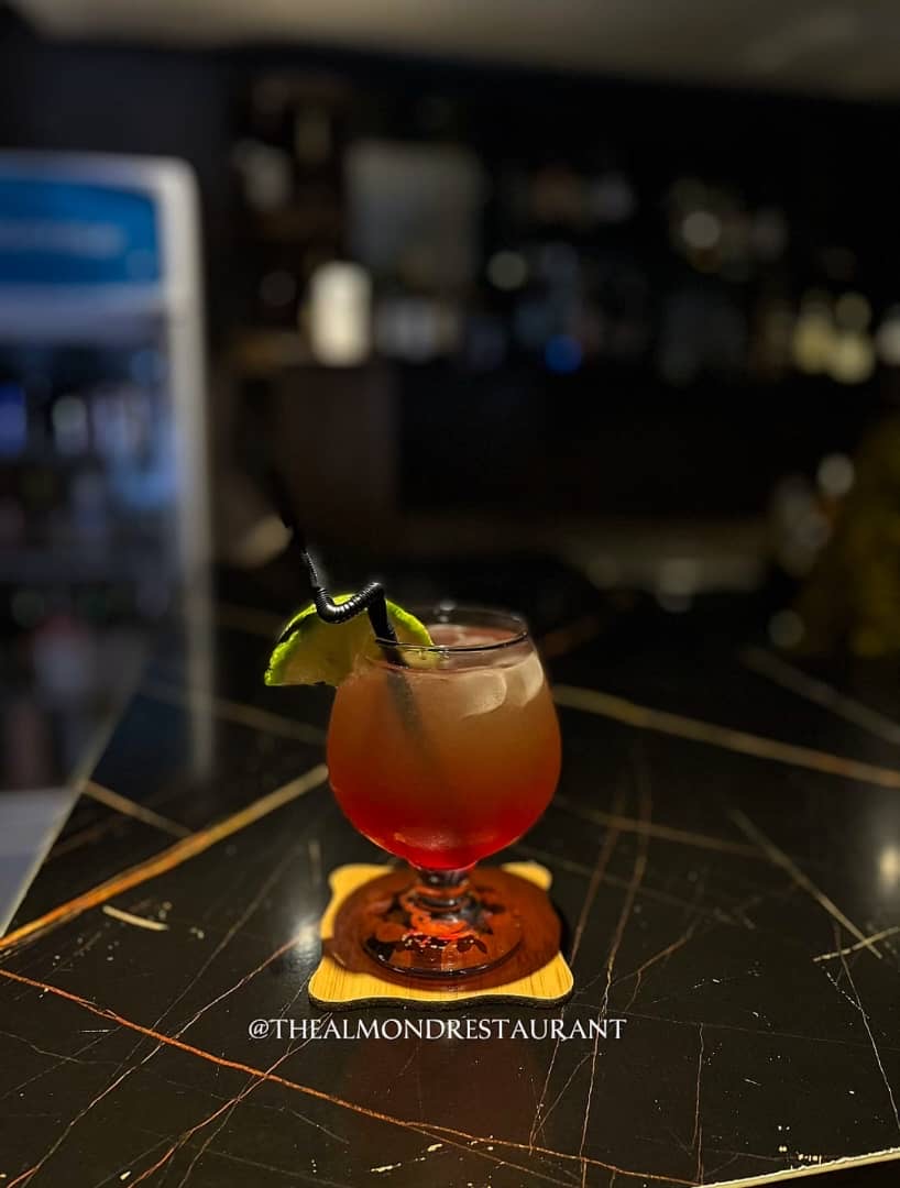 Almond House Red Cocktail